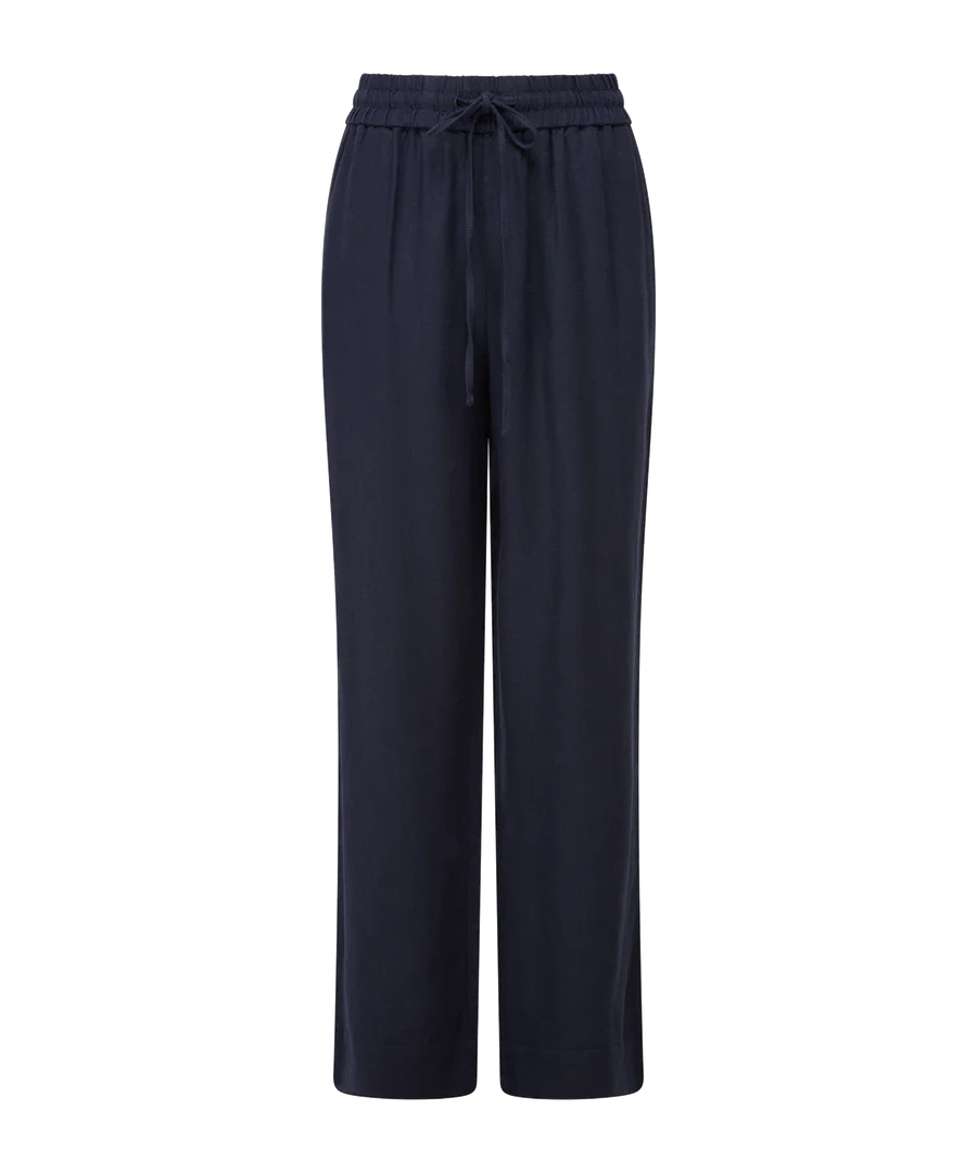 Schoffel Daphne Linen Trousers Navy (Womens)