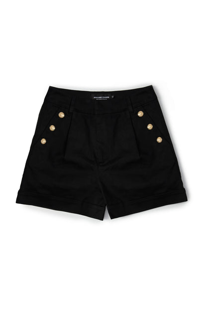 Holland Cooper Amoria Tailored Shorts Black (Womens)
