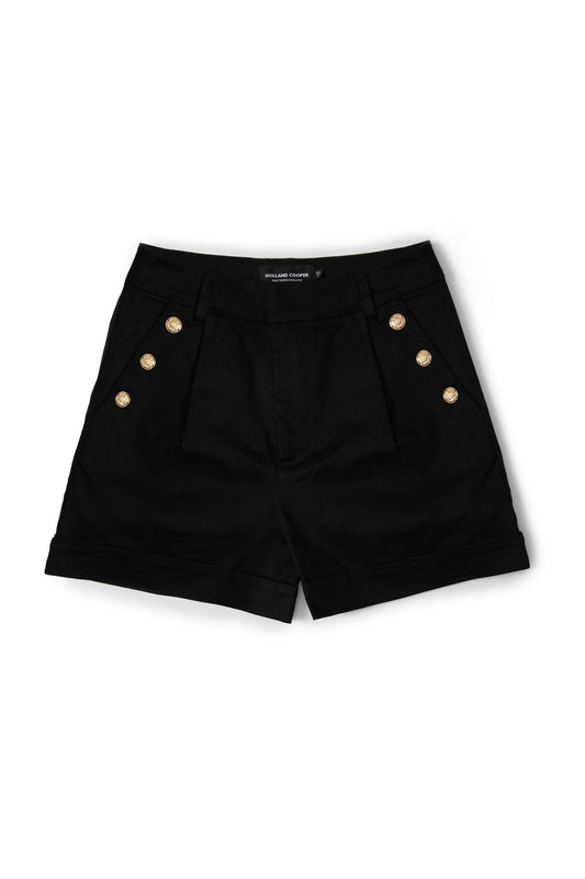 Holland Cooper Amoria Tailored Shorts Black (Womens)