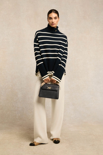 (Holland Cooper) Antonia Roll Neck Knit (Women's)