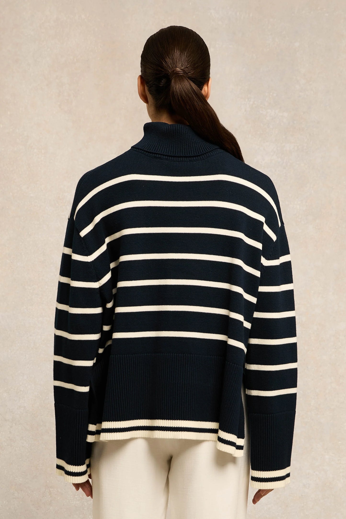 (Holland Cooper) Antonia Roll Neck Knit (Women's)