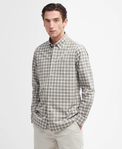 Barbour Lomond Tailored Shirt Glenmore Olive Tartan (Mens)
