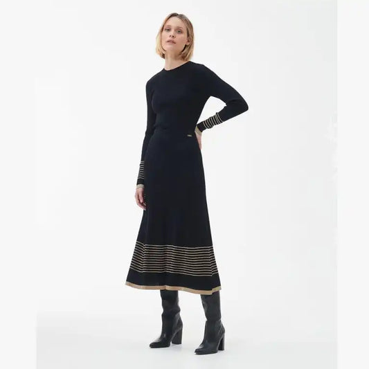 Barbour Marlene Midi Knit Shirt Black (Womens)