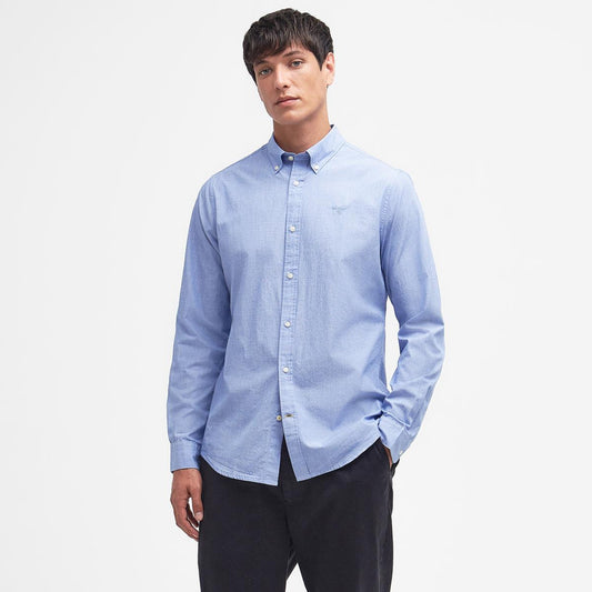 Barbour Tonal Crest Shirt Sky (Mens)