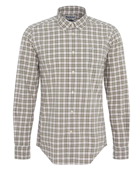 Barbour Lomond Tailored Shirt Glenmore Olive Tartan (Mens)