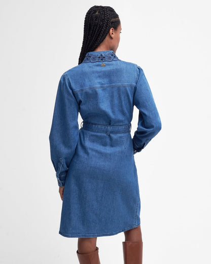 Barbour Longfield Dress Authentic Wash (Womens)