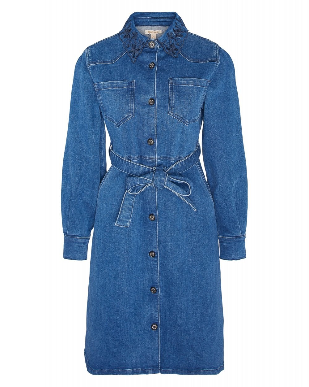 Barbour Longfield Dress Authentic Wash (Womens)