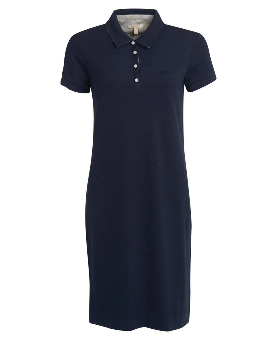 Barbour Polo Dress Navy (Womens)