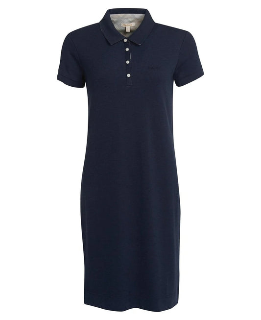 Barbour Polo Dress Navy (Womens)