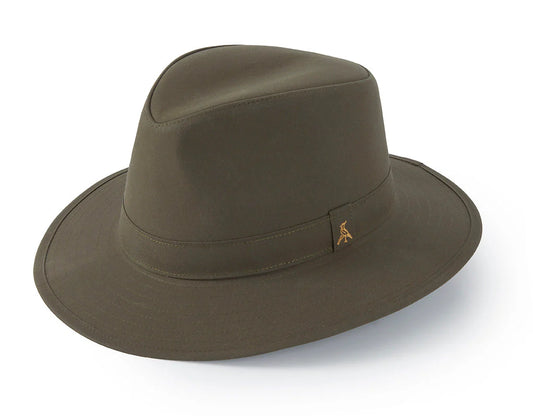 (Hicks & Brown) Darsham Wax Fedora Hat (Women's)