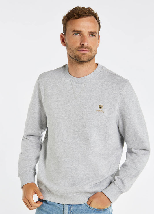 Dubarry Spencer Crew Neck Sweatshirt Grey (Mens)