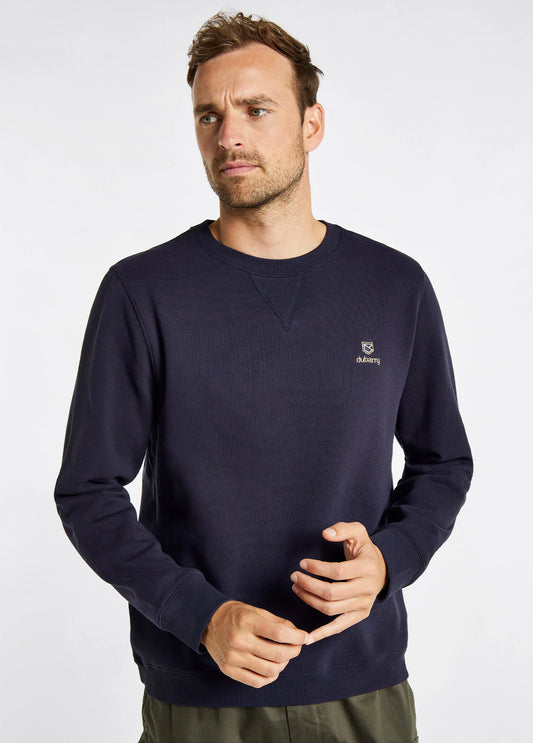 Dubarry Spencer Crew Neck Sweatshirt Navy (Mens)