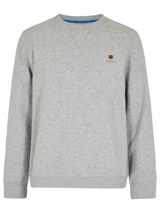Dubarry Spencer Crew Neck Sweatshirt Grey (Mens)