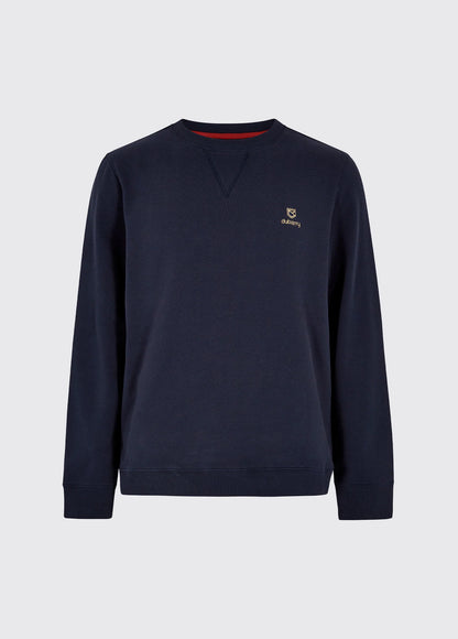 Dubarry Spencer Crew Neck Sweatshirt Navy (Mens)