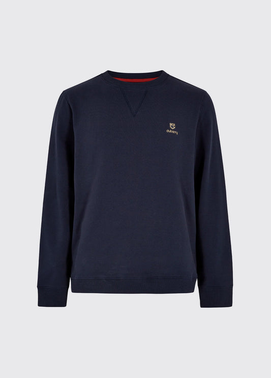 Dubarry Spencer Crew Neck Sweatshirt Navy (Mens)
