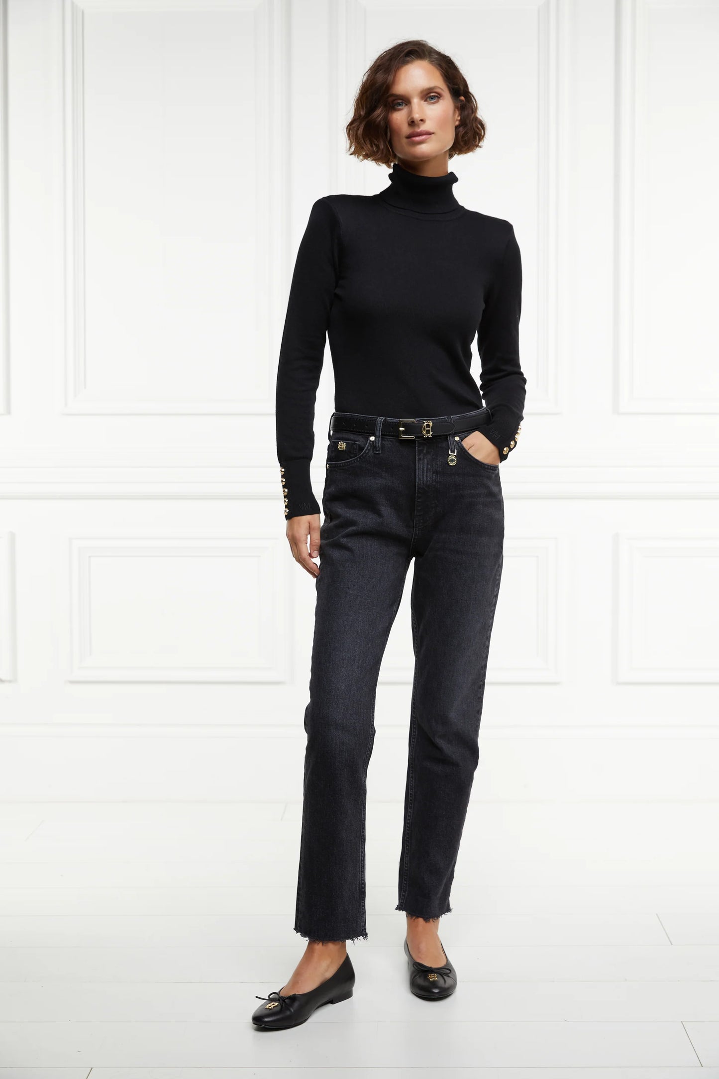 (Holland Cooper) High Rise Slim Jean (Women's)
