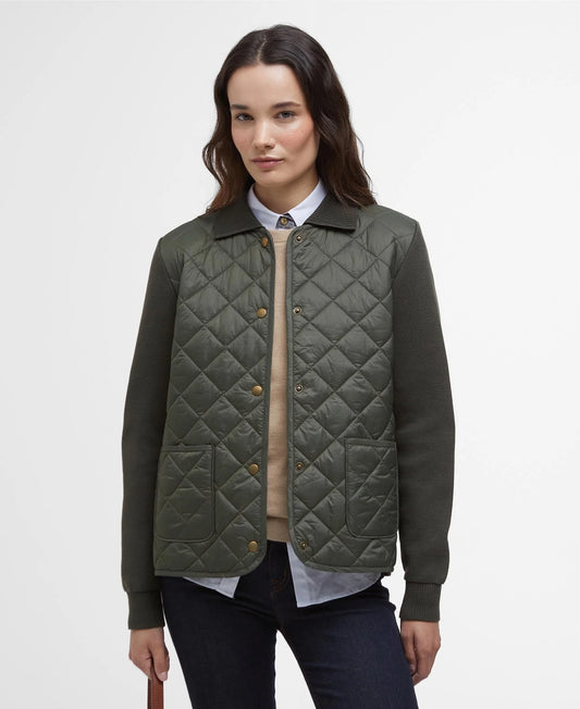 (Barbour) Hollies Quilted Cardigan (Women's)