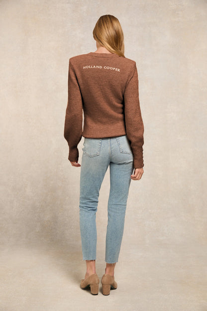 (Holland Cooper) Isla Crew Neck Knit (Women's)