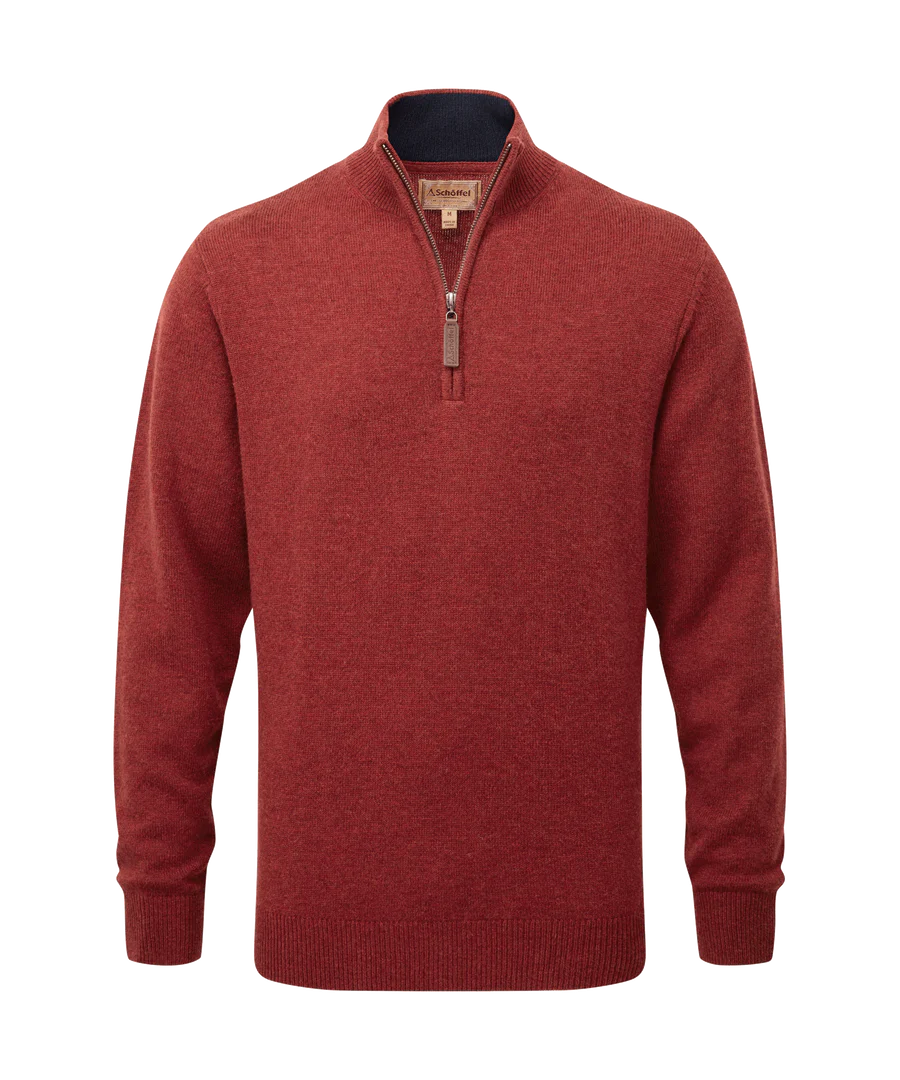 (Schoffel) Lewis Lambswool 1/4 Zip Jumper (Men's)