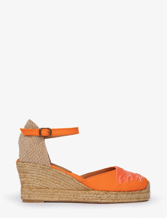 Penelope Chilvers Mary Jane Dali Espadrille Orange (Womens)