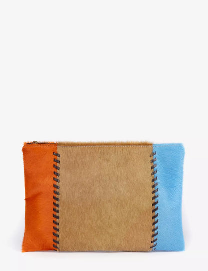 (Penelope Chilvers) Maxi Pony Whipstitch Clutch (Women's)
