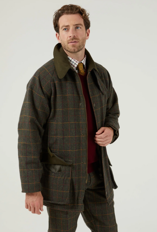 (Alan Paine) Rutland Tweed Waterproof Shooting Coat (Men's)