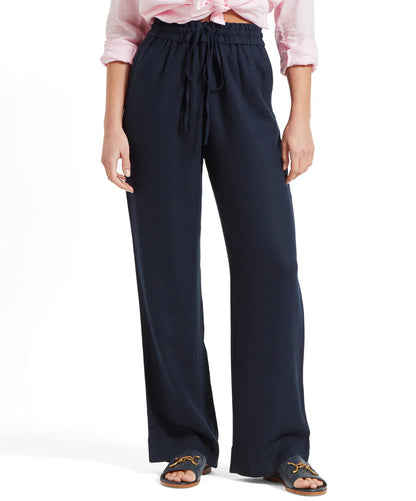 Schoffel Daphne Linen Trousers Navy (Womens)