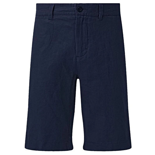 Schoffel Linen Shorts Navy (Mens)