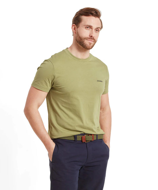 Schoffel Trevone T Shirt Light Khaki Green (Mens)