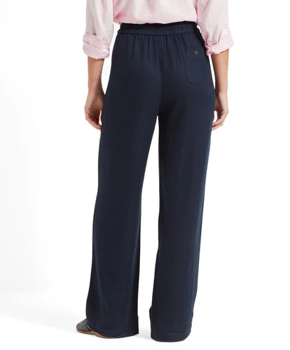 Schoffel Daphne Linen Trousers Navy (Womens)