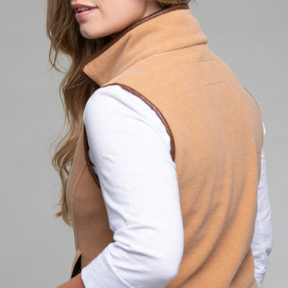 Schoffel Lyndon Fleece Gilet Camel (Womens)