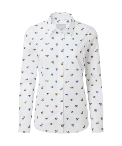Schoffel Norfolk Shirt Bee Print (Womens)