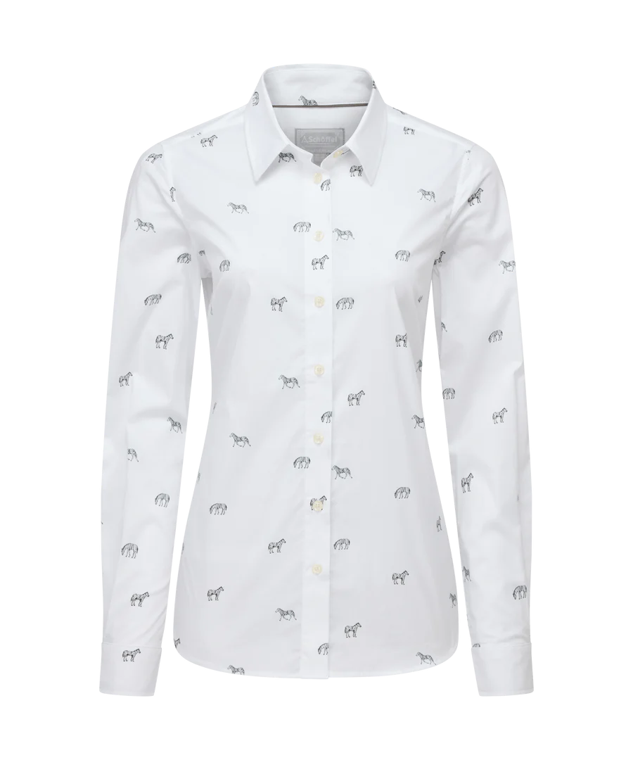 Schoffel Norfolk Shirt Zebra Print (Womens)