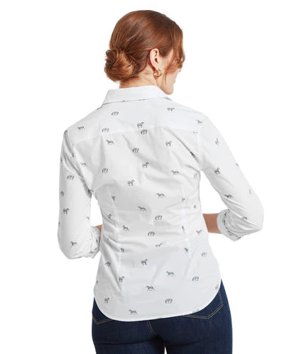 Schoffel Norfolk Shirt Zebra Print (Womens)