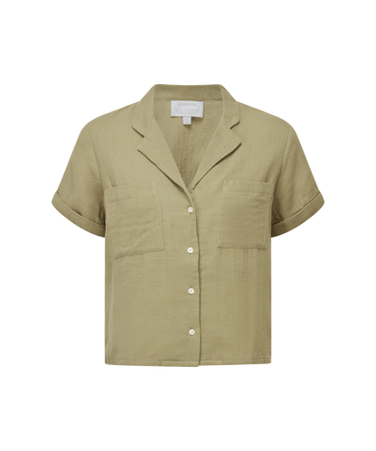 Schoffel Summerfield Shirt Light Khaki Green (Womens)