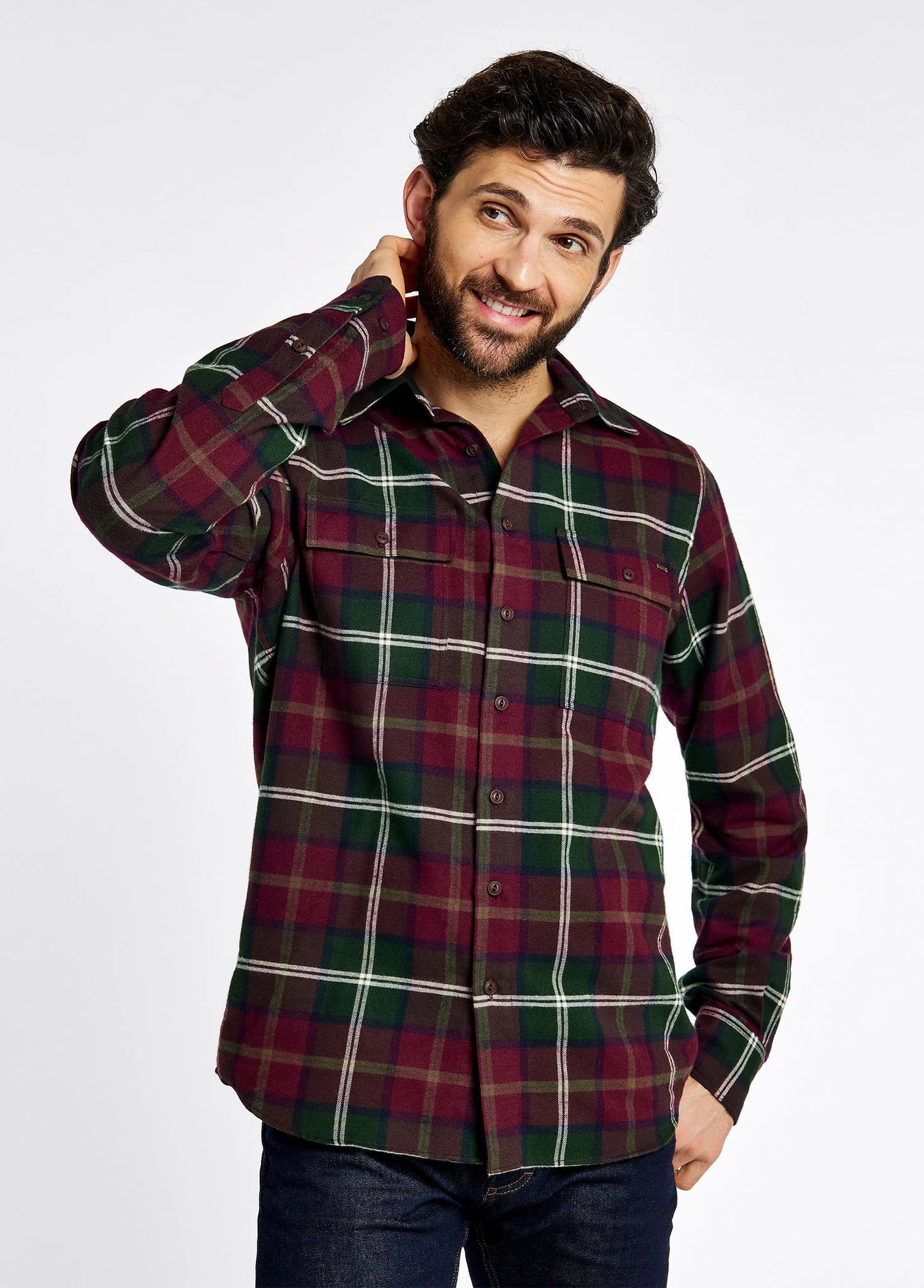 (Dubarry) Shelbourne Check Flannel Shirt (Men's)