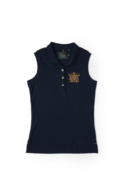 (Holland Cooper) Sleeveless Polo Shirt (Women's)