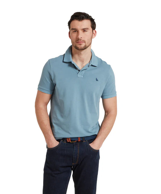 (Schoffel) St Ives Garment Dyed Polo Shirt (Men's)