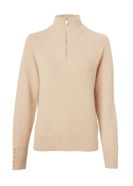 (Holland Cooper) Tori Half Zip Knit Jumper (Women's)