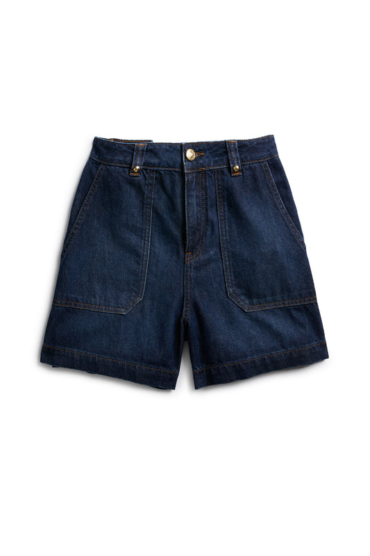 (Holland Cooper) Utility Denim Shorts (Women's)