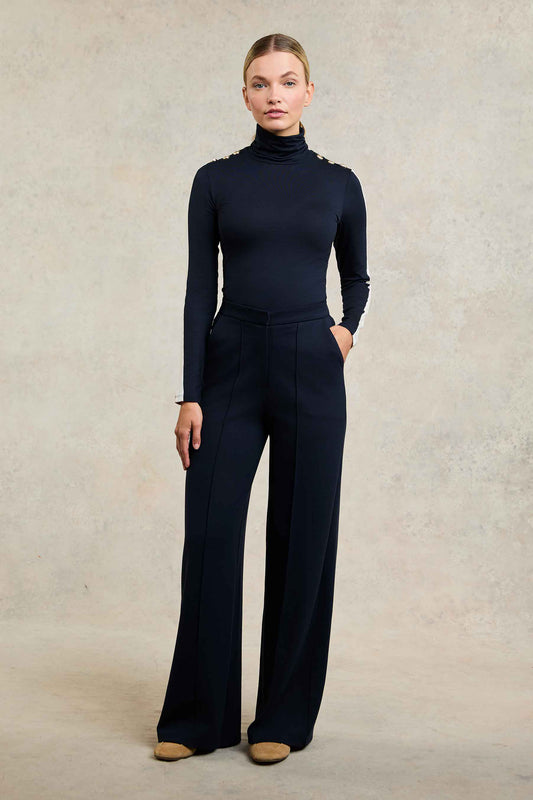 (Holland Cooper) Wide Leg Pant (Women's)