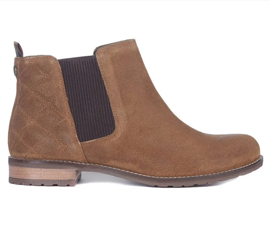 Barbour Abigail Chelsea Boots Brown Suede (Womens)