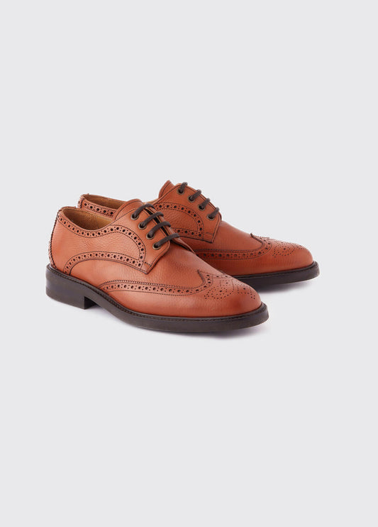 Dubarry Derry Goodyear Brogue Shoes Tan (Mens)