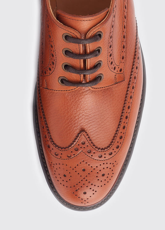 Dubarry Derry Goodyear Brogue Shoes Tan (Mens)