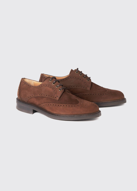 Dubarry Derry Goodyear Brogue Shoes Walnut (Mens)